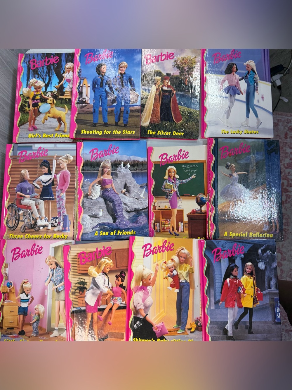 Barbie Doll Books Grolier Vintage 90s Children’s Story Books Set Of 12